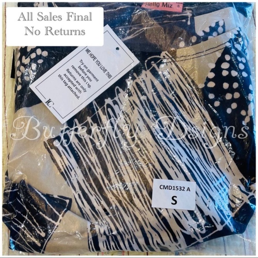 Maternity Abstract Baby Shower Dress - Picture 9 of 11